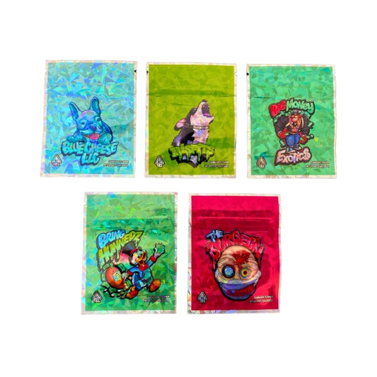 Animal Set Mylar Bags - Set of 50