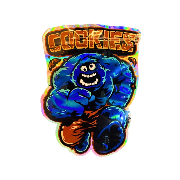 Cookie Monster Mylar Bags