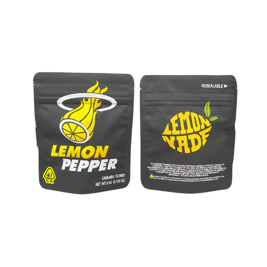 Lemon Pepper Mylar Bags - Set of 50