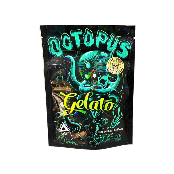 Octopus Gelato Mylar Bags - Set of 50