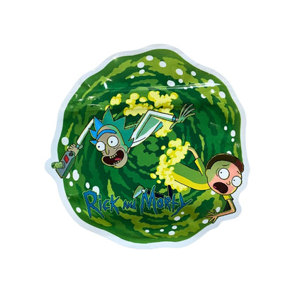 Rick & Morty Green Portal Mylar Bags - Set of 50