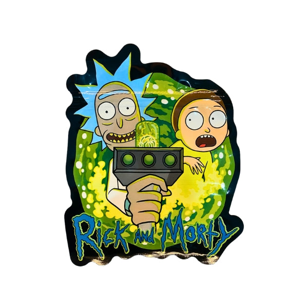 Rick & Morty Portal Mylar Bags