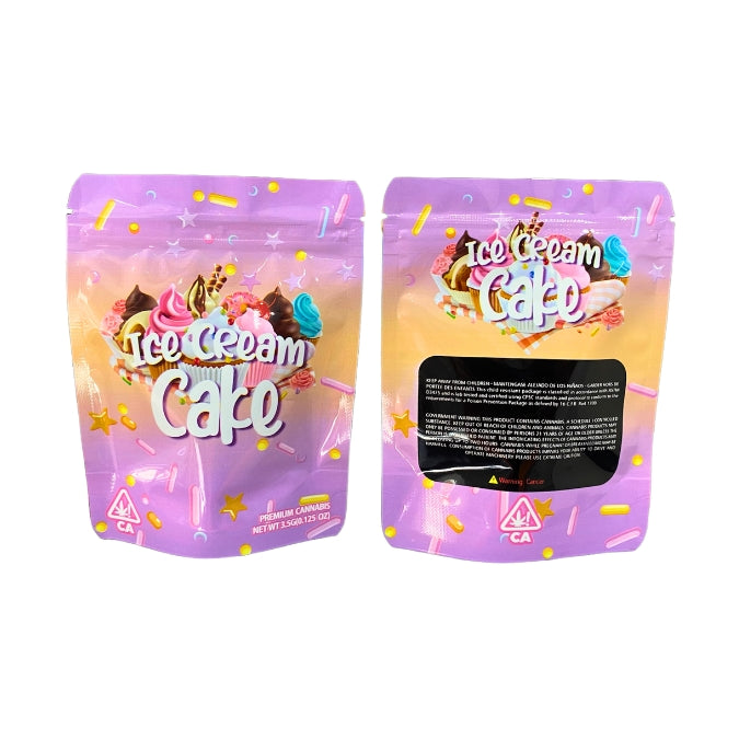 Ice Cream Cake Mylar Bags - Set of 50