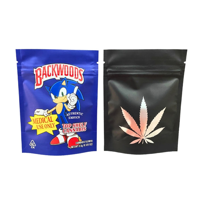 Sonic Backwoods Mylar Bags - Set of 50