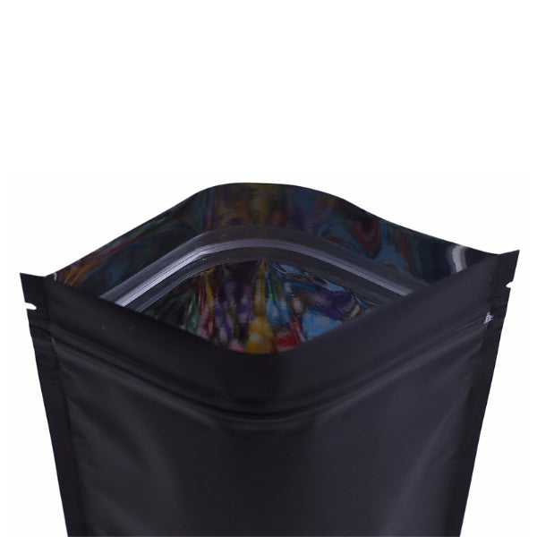 Black Stand Up Mylar Bags – Sets of 50 – Various Sizes