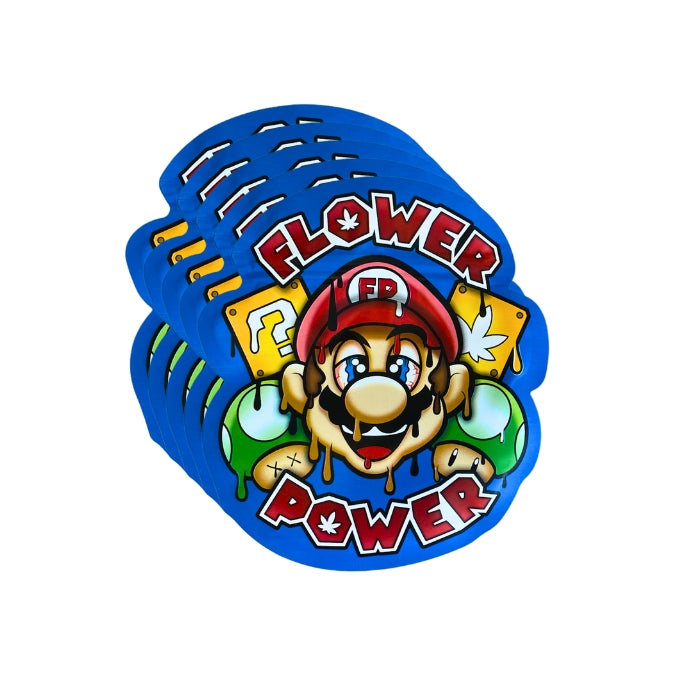 Flower Power Mylar Bags - Set of 50